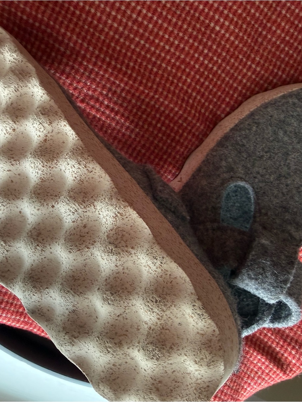 Gray Wool shoes - made in Portugal